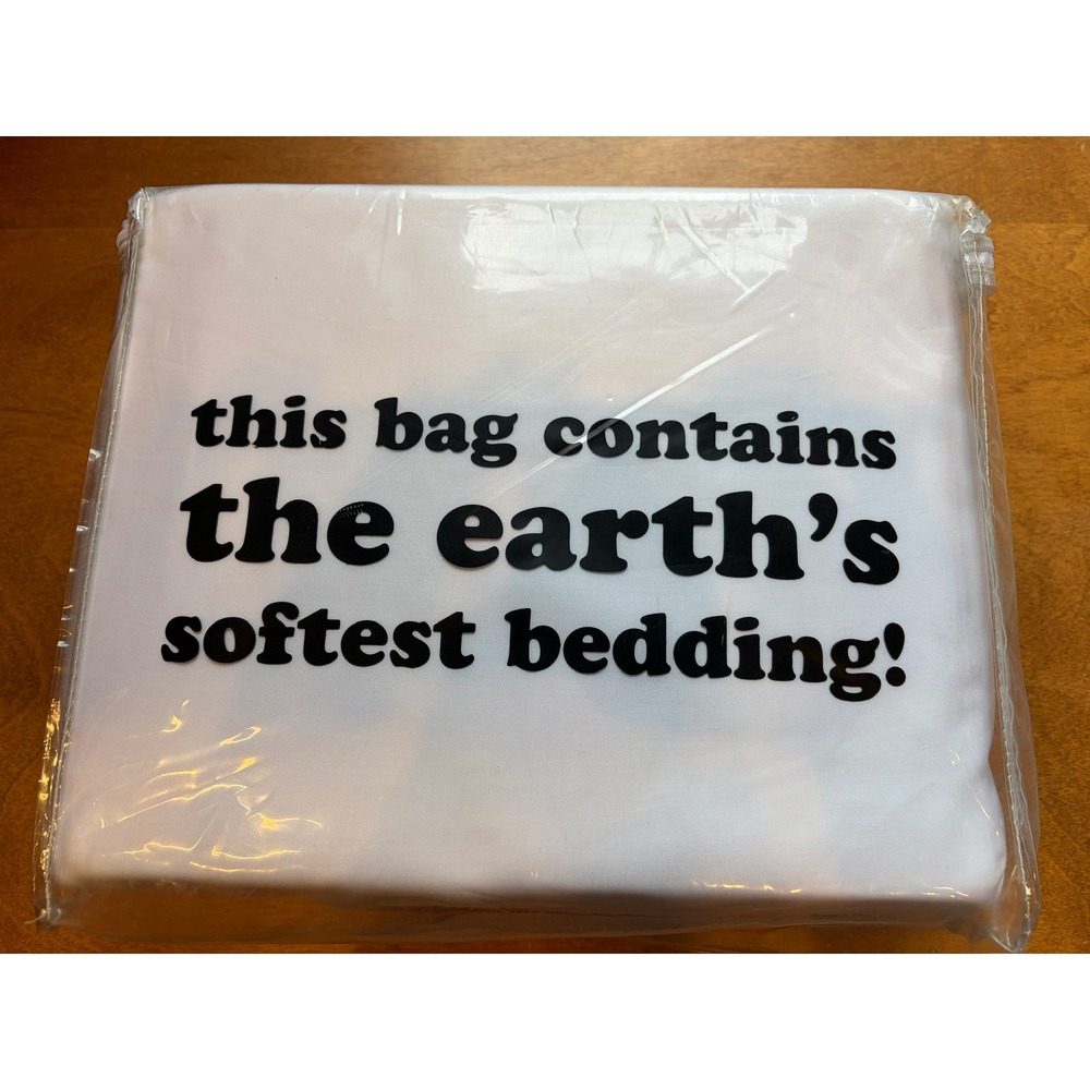 Buffy Breeze Sheet Set Queen White Eucalyptus Lyocell Tencel Cooling Bedding